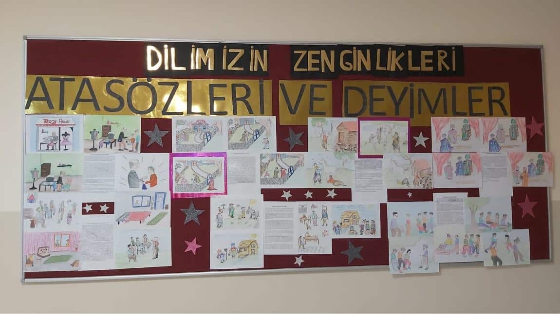 Dilimizin Zenginlikleri Projesi Kapsamında Atasözleri ve Deyimler ile ilgili Resim Sergisi